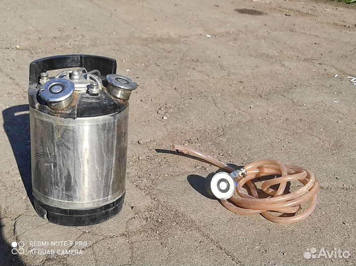 Бачок кега для промывки пивного оборудования