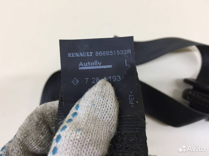 Ремень безопасности LADA Largus 2012