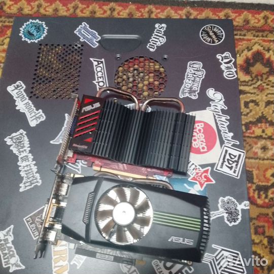 2 Видеокарты gtx 460 1gb, hd 6670 1gb