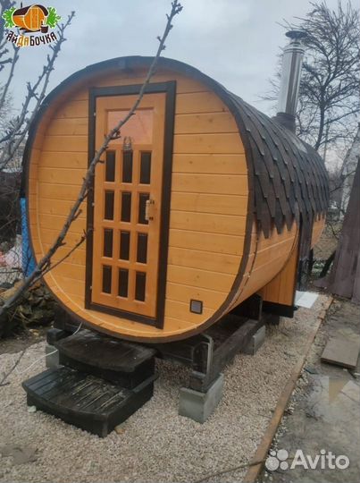 Баня бочка