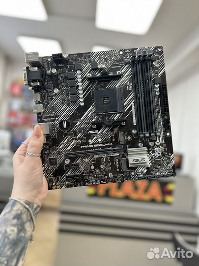 Материнская плата Asus prime B550M-K Сокет AM4 Б/у