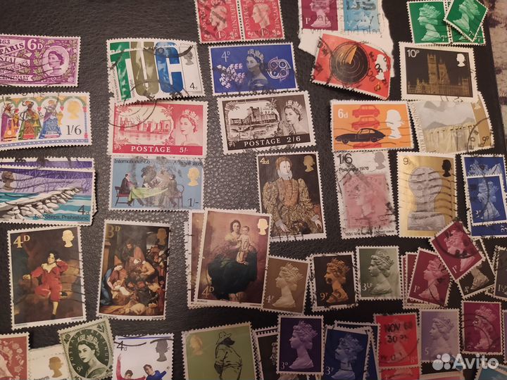 Марки почтовые Великобритании