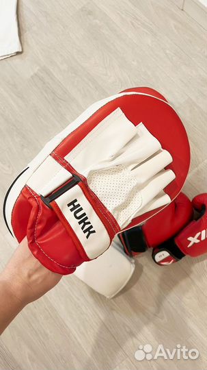 Боксерские перчатки детские и лапы