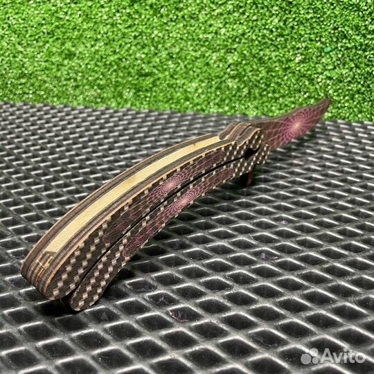 Деревянный нож бабочка детский