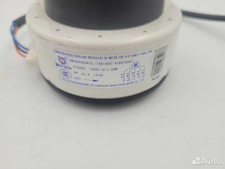 ZWK465A00410 Электродвигатель вн/блока