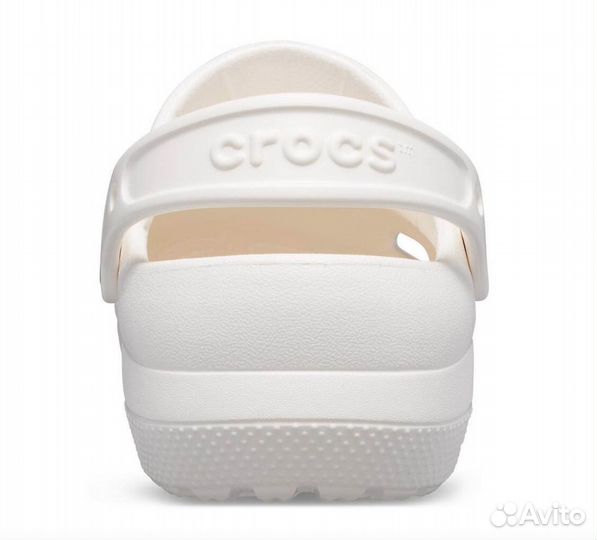 Сабо белые медицинские Crocs оригинал М14, М15