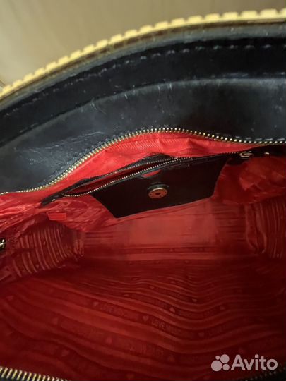 Сумка натуральная кожа Love Moschino