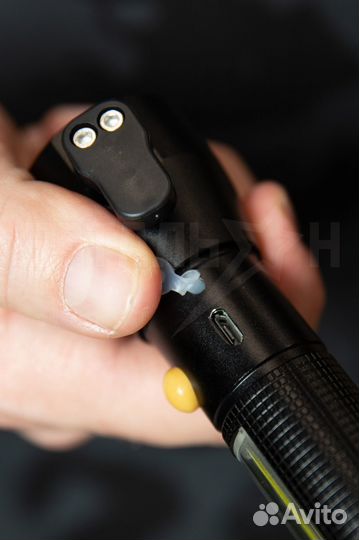 Тактический фонарь со стеклобоем T6+COB