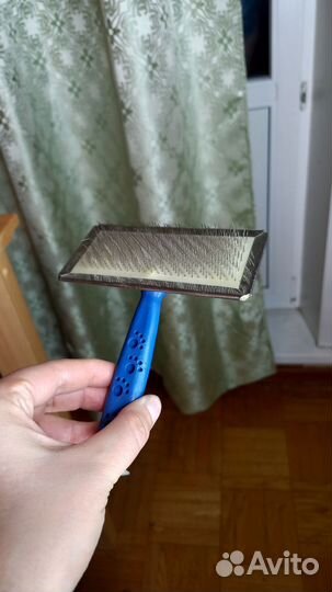 Щетка для животных металлическая новая