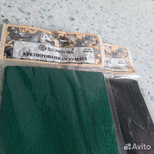 Новая крепированная бумага