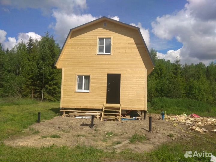 Строительство домов и бань подключ