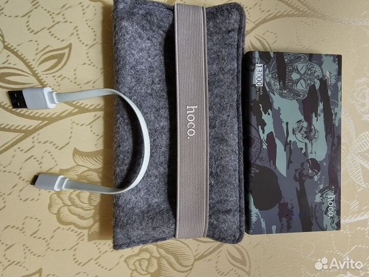 Powerbank Hoco 13000 mAh + чехол