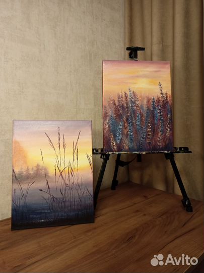 Интерьерные картины маслом