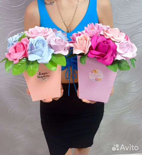 Букет из мыла