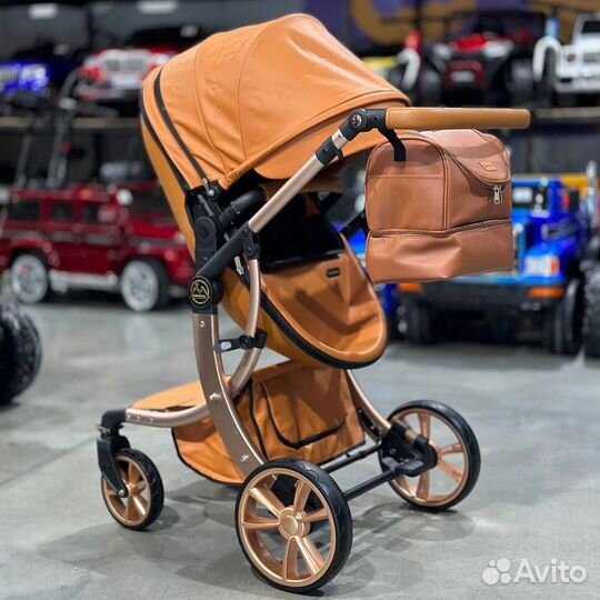 Коляска 3 в 1. Люкс мом 602/2. 3в1
