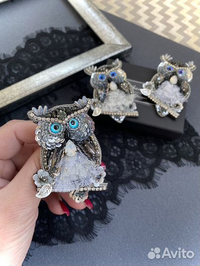 Брошь ручной работы