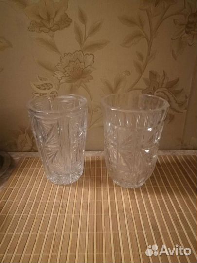 Вазы хрустальные