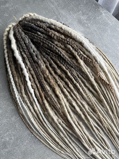 Де дреды на андеркат, затылок