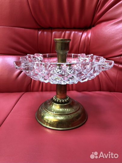 Перельница для сигар (Хрусталь и бронза )