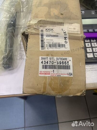 Шрус наружний Toyota оригинальный 43470-49665