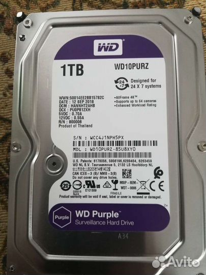 Жесткий диск WD, Seagate