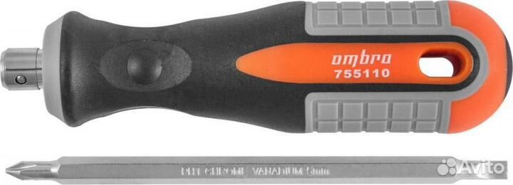 Ombra 755110 755110 отвертка стержневая двусторонн