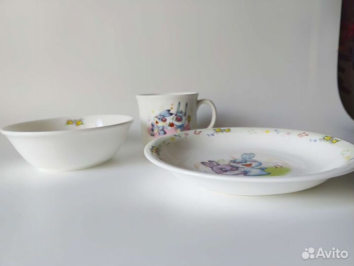 Набор детской посуды новый