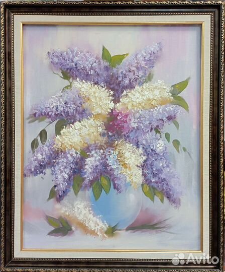 Картина маслом на холсте Цветочные мотивы