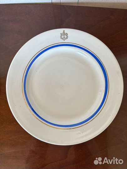 Тарелка вмф Дулева