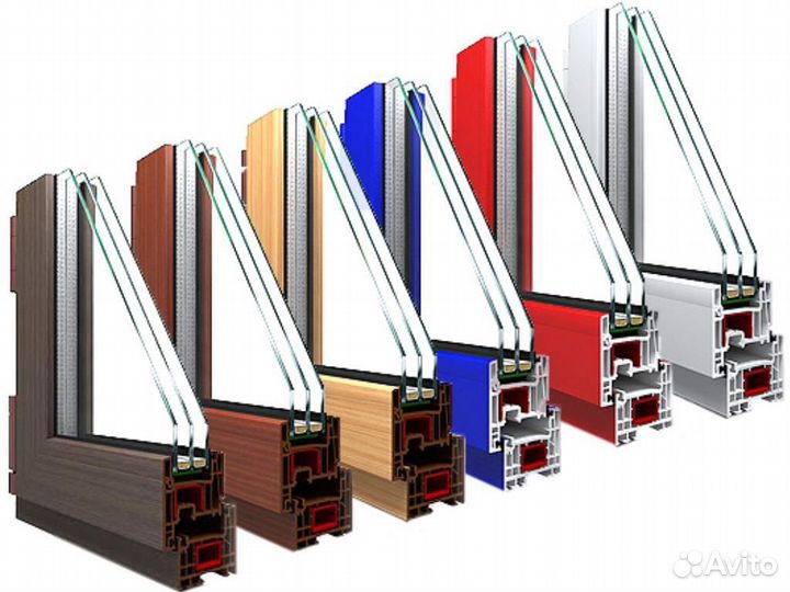 Ламинированные пластиковые окна и двери