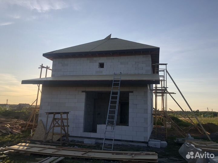 Укладка газоблока