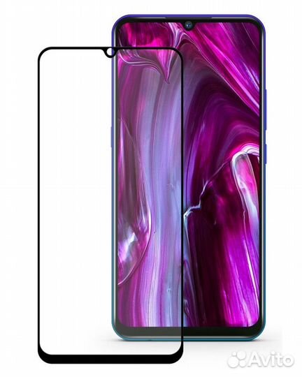 Защитное стекло для Vivo На весь экран Черное