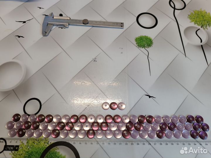 Кнопки для баяна 15мм