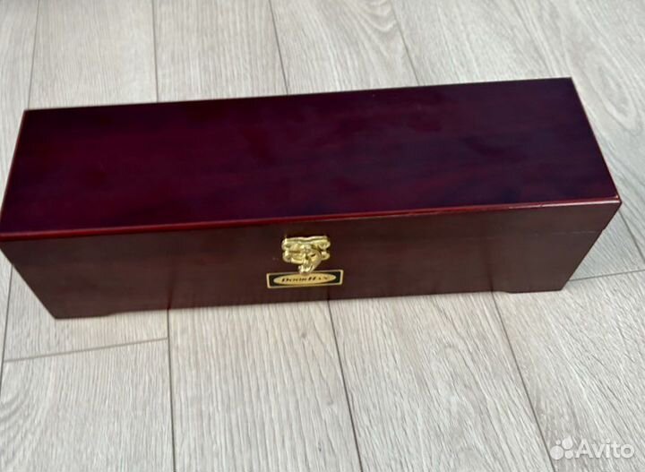 Подарочный деревянный ящик для бутылки