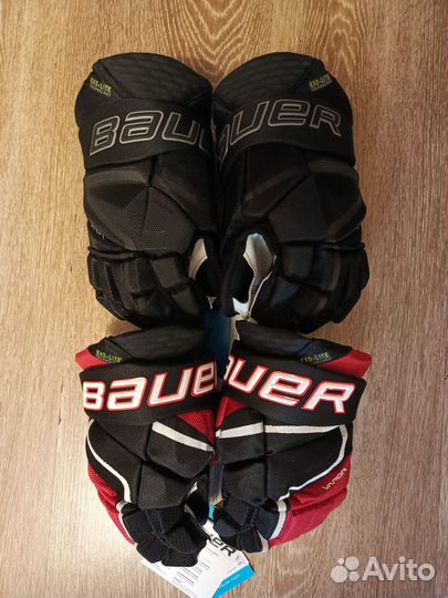 Перчатки, краги хоккейные bauer hyperlite