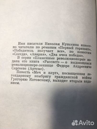 Меч и плуг: Повесть о Григории Котовском, Кузьмин