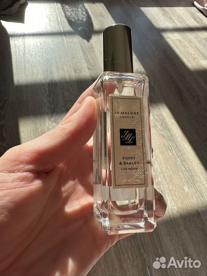 JO malone london poppy&barley одеколон парфюм