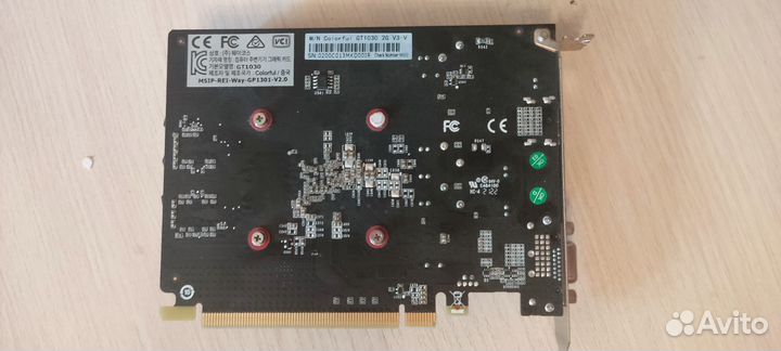 Colorful Видеокарта GeForce GT 1030 2 гб