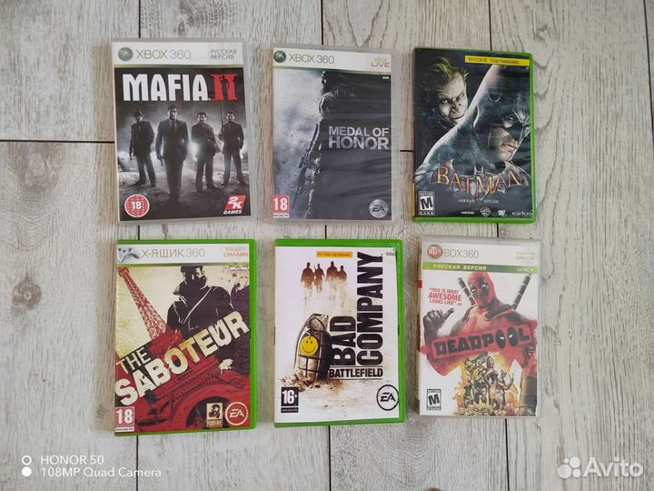 Диски игры для X-BOX 360