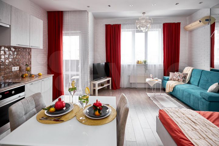 Квартира-студия, 34 м², 8/19 эт.