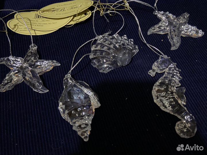 Елочные игрушки, стекло,шишка,сосульки,дед мороз