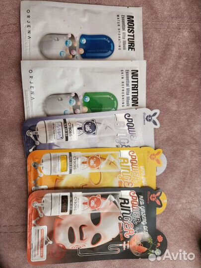 Набор тканевых масок для лица