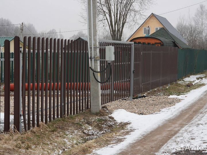 Откатные ворота под ключ