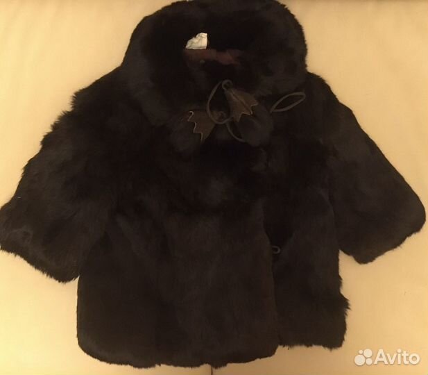 Шубка кроличья винтаж р-р24