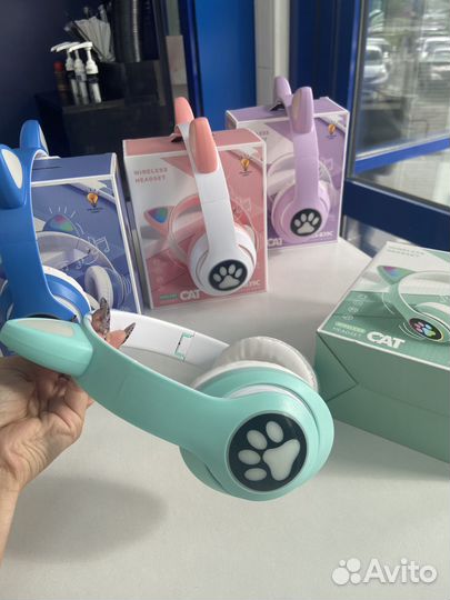 Наушники с кошачьими ушками