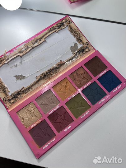 Jeffree star тени androgyny