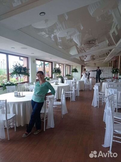 Чехлы на стулья белые