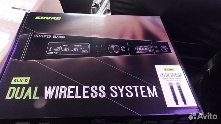 Shure slxd24DE/B58 H56 Цифр. радиосистема двойная