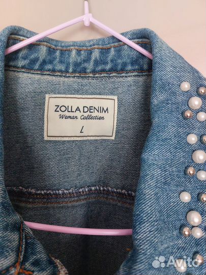 Джинсовая жилетка zolla