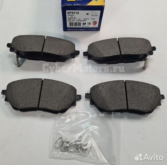 Колодки тормозные toyota CH-R 18- передние
